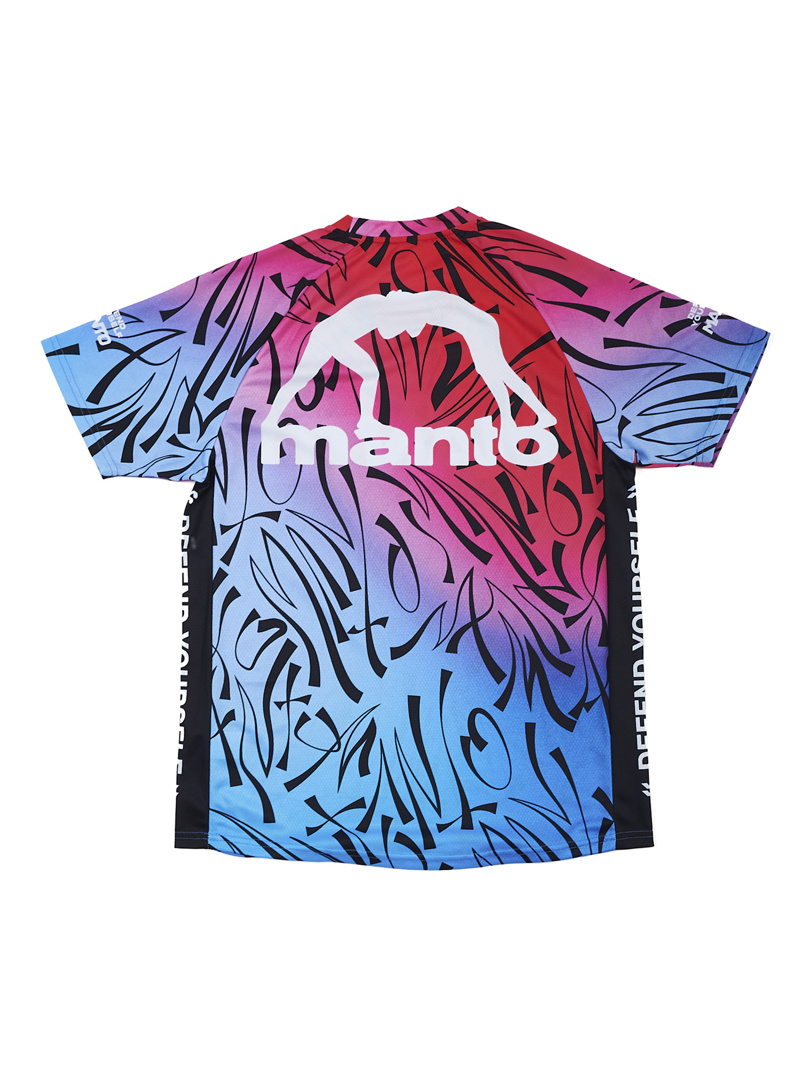 MANTO multi gradient Performance T-Shirt 
